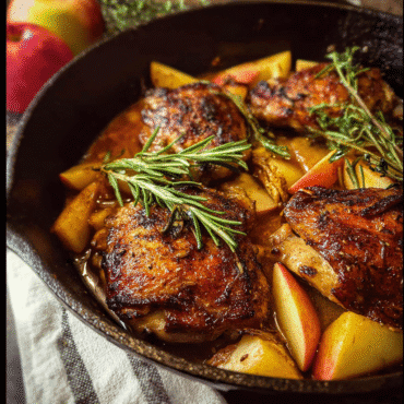 Rosemary Apple Cider Chicken – Easy Fall Dinner Recipe