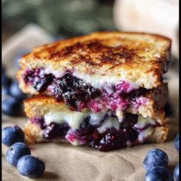 Gourmet Blueberry Grilled Cheese – Sweet & Savory Twist on a Classic Sandwich