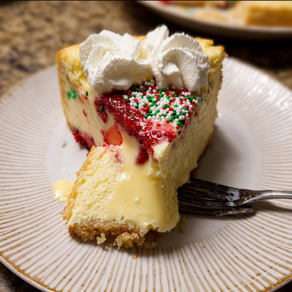 Post-Christmas Sugar Cookie Cheesecake – Festive, Creamy & Irresistible